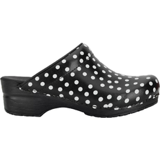Plast Tofflor & Sandaler Sanita Original Fenja - Dotted Black