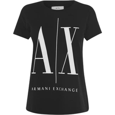 Armani Exchange Foil Logo T-shirt - Black