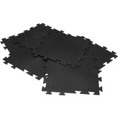 Rubber Gym Floor Mats Armor-Lock Interlocking Gym Mat 8-pack