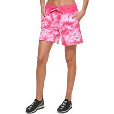 Tie Dye Shorts DKNY Women's Tie-Dyed Shorts - Fiery Pink