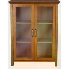 Natural Cabinets Elegant Home Fashions Avery Glass Cabinet 26x34"