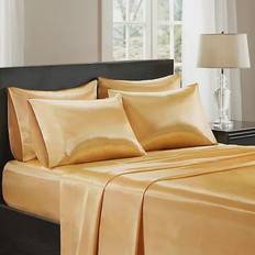 Guld Underlakan Madison Park Essentials Bed Sheet Gold (259.08x228.6cm)