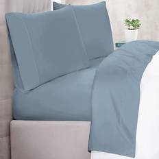 Christian Siriano 300 Thread Count Pillow Case Blue (101.6x50.8cm)