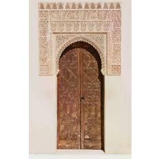 Trademark Fine Art Made in Spain Arab Door in the Alhambra Wall Decor 30x47"