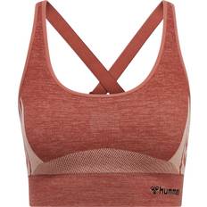 Fitness & Gimnasio - Rosa Ropa interior Hummel Clea Seamless Sports Top - Rose Tan Melange