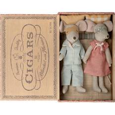 Maileg mor og far mus Maileg Mum & Dad Mice in Cigar Box