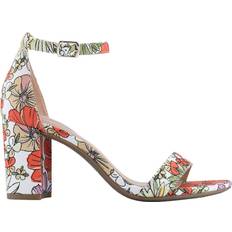 Wide Fit Heeled Sandals Bandolino Armory - White Daisy Multi