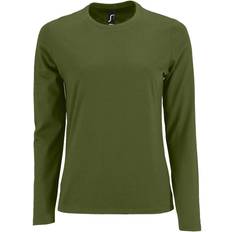 Sol's Imperial Long Sleeve T-shirt - Dark Khaki