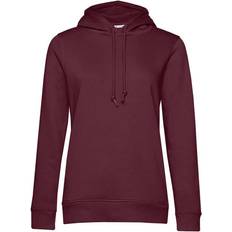 B&C Collection Women's Organic Hoodie - Burgundy