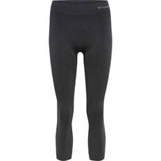 Hummel Seamless 3/4 Tights Women - Black Melange