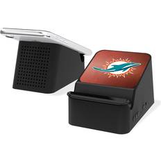 Miami Dolphins Sports Fan Products Strategic Printing Miami Dolphins Wireless Charging Station & Bluetooth Speaker