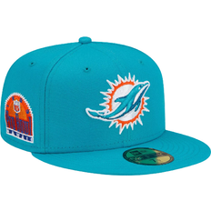 Caps New Era Miami Dolphins Patch Up 1993 Pro Bowl 59FIFTY Fitted Hat - Aqua