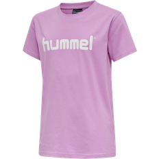 Jungen - Lila T-Shirts Hummel Go Kids Cotton Logo T-shirt - Orchid (203514-3415)