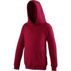 Girls - Red Hoodies AWDis Kid's Hooded Sweatshirt - Red Hot Chilli (UTRW169)