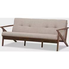 Baxton Studio Bianca Fabric Sofa 72" 2 Seater