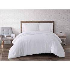 Linen Duvet Covers Brooklyn Loom Linen Duvet Cover White (233.68x228.6)