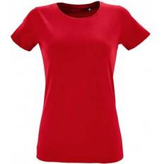 Sol's Regent Fit Short Sleeve T-shirt - Red