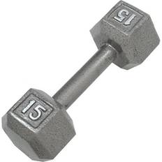 Cap Barbell Weights Cap Barbell Cast Iron Hex Dumbbell 15lbs