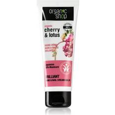 Organic Shop Hand & Nail Cream-Balm Cherry & Lotus 75ml