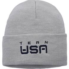 NIKE Men Beanies NIKE Team USA Cuffed Knit Hat - Heathered Gray