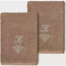 Dishcloths Linum Home Textiles Monogrammed K Dishcloth Brown (33.02x33.02cm)