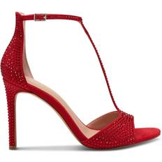 Red Heeled Sandals INC International Concepts Firah T-Strap - Red Bling