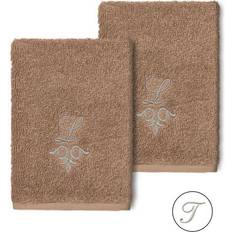 Dishcloths Linum Home Textiles Monogrammed T Dishcloth Brown (33.02x33.02cm)