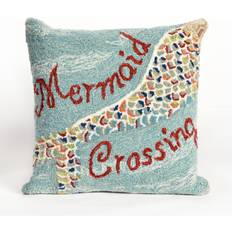 Liora Manne Frontporch Mermaid Crossing Complete Decoration Pillows Blue (45.72x45.72cm)