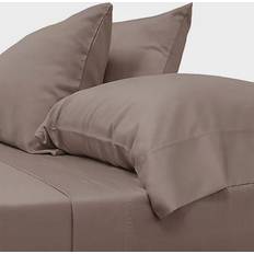 Cariloha Classic 4-pack Bed Sheet Taupe (259.08x228.6cm)