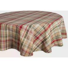 Checkered Tablecloths Design Imports Give Thanks Tablecloth Brown (177.8x)