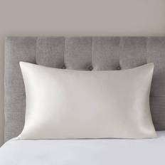 Beige Pillow Cases Madison Park Mulberry Silk Pillow Case Beige (66.04x50.8)