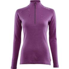 Lilla Superundertøy Aclima WarmWool Mockneck Women - Sunset Purple