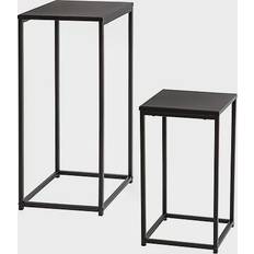 Steel Nesting Tables Honey Can Do Square Nesting Table 33x33cm 2pcs