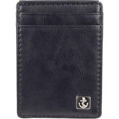 RIFD Blocking Cards Dockers RFID Blocking Magnetic Flip Fold Wallet - Black