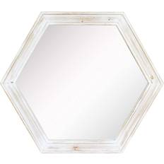 Stonebriar Collection Hexagon Hanging Wall Mirror 60.5x52.6cm