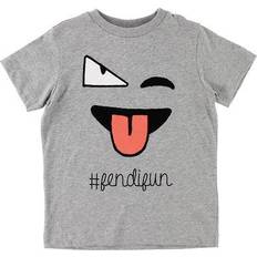 T-shirt - Gray Heather with Face (JMI196-F0HA1)