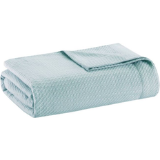 Textiles Madison Park Egyptian Blankets Blue (228.6x228.6cm)