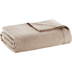 Cotton Blankets Madison Park Egyptian Blankets Brown (228.6x228.6)