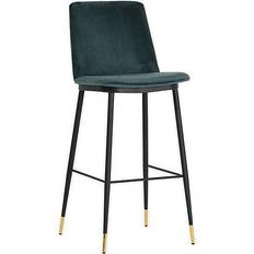 Velvet Bar Stools TOV Furniture Evora Bar Stool 37.4"