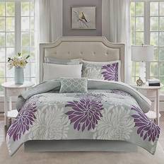 Twin Bedspreads Madison Park Essentials Maible Bedspread Purple (243.84x167.64cm)