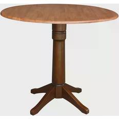 Round Dining Tables International Concepts Dual Dining Table 42x42"