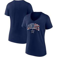 Fanatics Dallas Cowboys Banner Wave Iconic V-Neck T-Shirt W