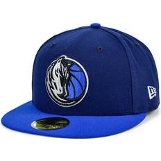 Blue - Soccer Caps New Era Dallas Mavericks Basic 2-Tone 59FIFTY Cap Men - Blue