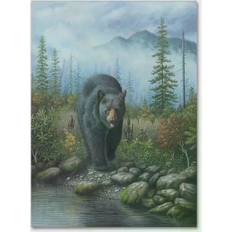 Trademark Fine Art Smoky Mountain Black Bear Wall Decor 24x32"