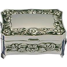 Chrome-Plated Jewelery Box - Green