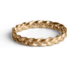 Jane Kønig Small Braided Ring - Gold