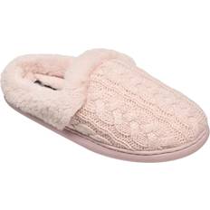 Nine West Pink Slippers Nine West Cable Knit - Blush