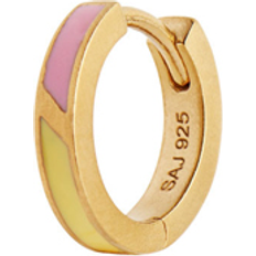 Stine A Petit Circus Huggie Earring - Gold/Pink/Yellow