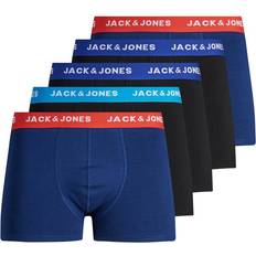 Elastane/Lycra/Spandex - Uomo Intimo Jack & Jones Jaclee Boxer Shorts 5-pack - Surf The Web