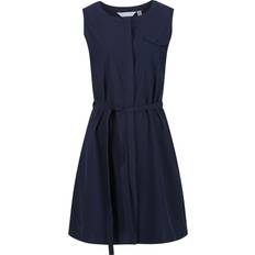 Regatta Women's Highton Stretch Shirt Dress - Navy